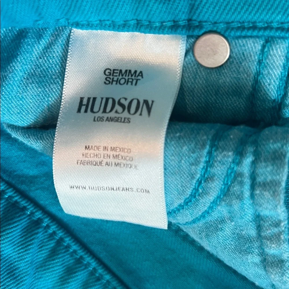 Hudson Jeans Teal Denim Shorts